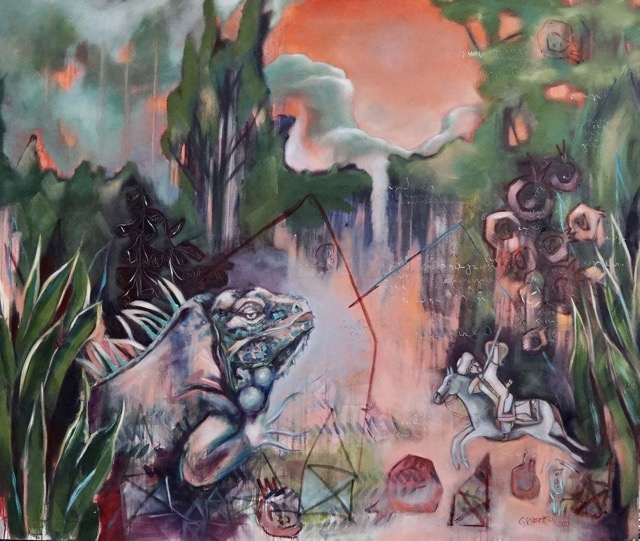 170 x 200 cm,  Collection of Chateau Kalpak, Sarkoy, Turkey, 2021